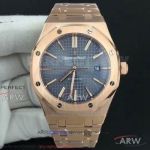 BF Factory Audemars Piguet Royal Oak 15400 41mm Automatic Watch - Blue Petite Tapisserie Dial Copy Cal.3120